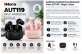 Audífonos Inalámbricos Bluetooth 1Hora AUT119 – Negro y Rosa