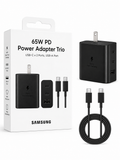 Cargador Samsung 65W PD Power Adapter Trio – 2 USB-C + USB-A
